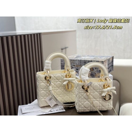 Lady Dior (white, with bow)